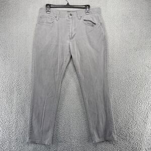 Brooks Brothers Pants Mens 34x30 Fit 32x28 Gray Chino Olimpias Casual Flat Front